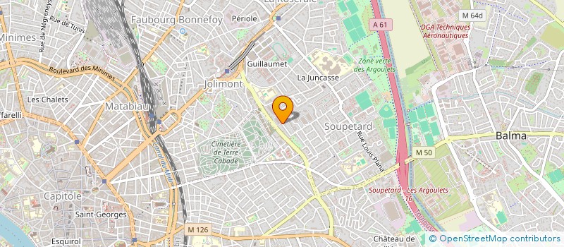 localisation de l'entreprise MONSIEUR JULIEN SEGALL  TOULOUSE