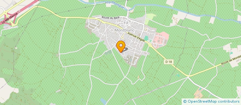 localisation de l'entreprise MONSIEUR JULIEN SEGUI  MONTBLANC