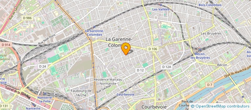 localisation de l'entreprise MONSIEUR JULIEN SELLEZ à LA GARENNE-COLOMBES