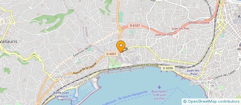 localisation de l'entreprise MONSIEUR JULIEN SELLIER  ANTIBES