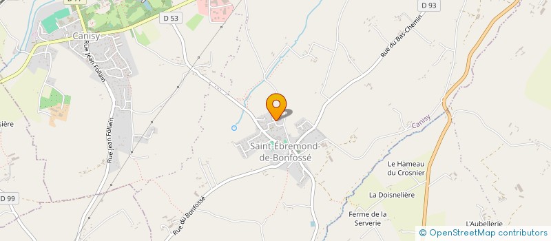 localisation de l'entreprise MONSIEUR JULIEN SEMENT  CANISY