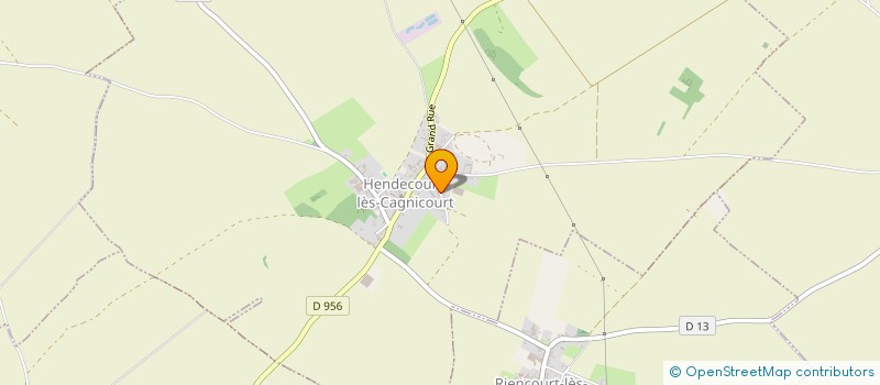 localisation de l'entreprise MONSIEUR JULIEN SENECHAL  HENDECOURT-LES-CAGNICOURT