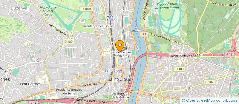 localisation de l'entreprise MONSIEUR JULIEN SERGENT à SAINT-CLOUD