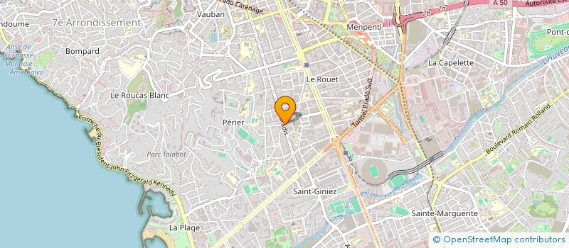 localisation de l'entreprise MONSIEUR JULIEN SERRI à MARSEILLE