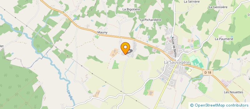 localisation de l'entreprise MONSIEUR JULIEN SERVEAU à LES MONTS-D'ANDAINE