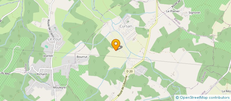 localisation de l'entreprise MONSIEUR JULIEN SEURIN  CURSAN