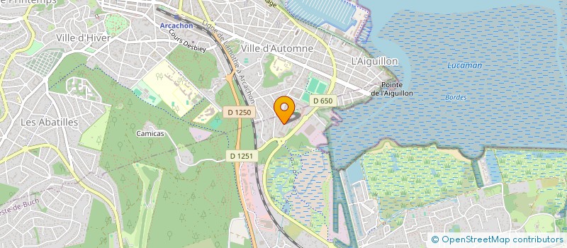 localisation de l'entreprise MONSIEUR JULIEN SEURIN à LA TESTE-DE-BUCH