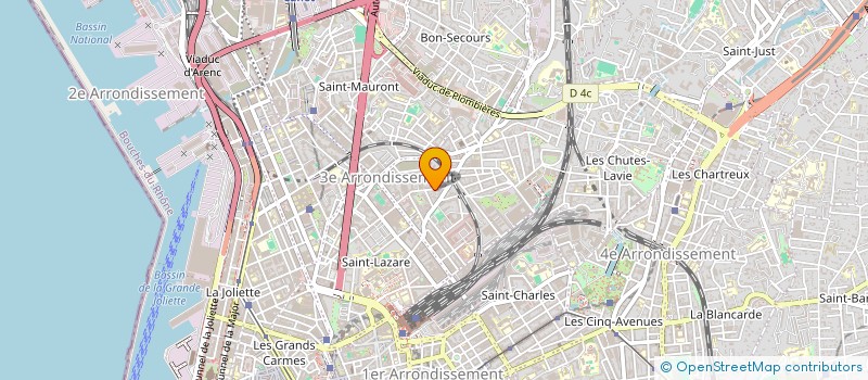 localisation de l'entreprise MONSIEUR JULIEN SEVERAC à MARSEILLE