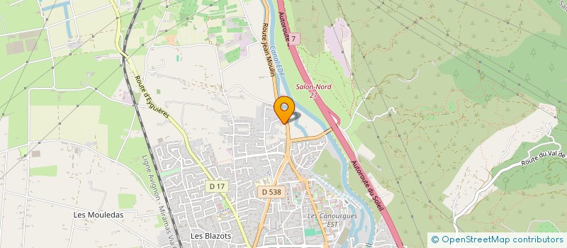 localisation de l'entreprise MONSIEUR JULIEN SEVES  SALON-DE-PROVENCE