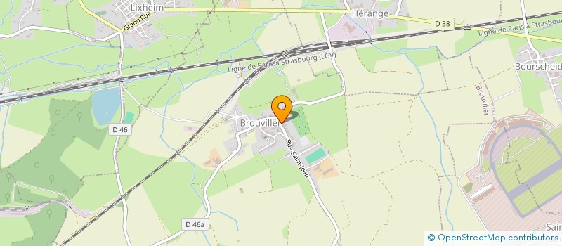 localisation de l'entreprise MONSIEUR JULIEN SEYLLER  BROUVILLER