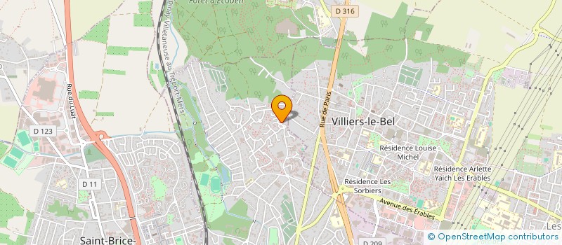 localisation de l'entreprise MONSIEUR JULIEN SIBER  SARCELLES