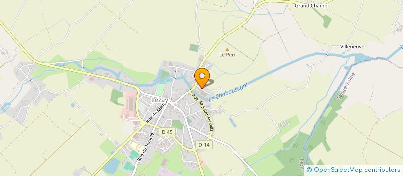 localisation de l'entreprise MONSIEUR JULIEN SIBILEAU  MELLE