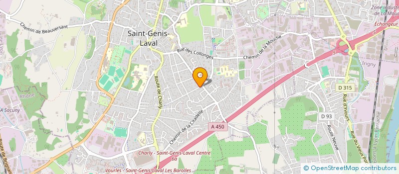 localisation de l'entreprise MONSIEUR JULIEN SICARD  SAINT-GENIS-LAVAL