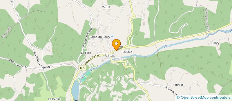 localisation de l'entreprise MONSIEUR JULIEN SICARD-SEGURA  CATUS