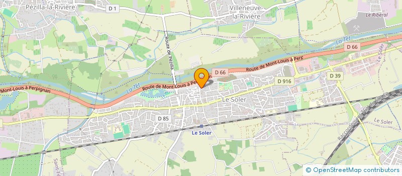 localisation de l'entreprise MONSIEUR JULIEN SICART  LE SOLER