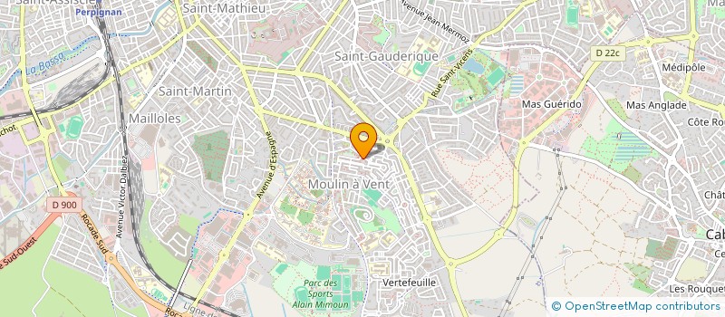 localisation de l'entreprise MONSIEUR JULIEN SICRE  PERPIGNAN