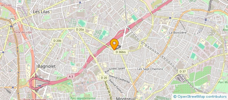 localisation de l'entreprise MONSIEUR JULIEN SILVESTRE à MONTREUIL