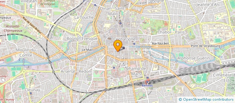 localisation de l'entreprise MONSIEUR JULIEN SIMON  RENNES