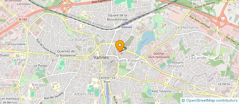 localisation de l'entreprise MONSIEUR JULIEN SIMON à VANNES