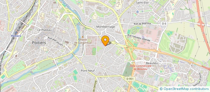 localisation de l'entreprise MONSIEUR JULIEN SIMON  POITIERS