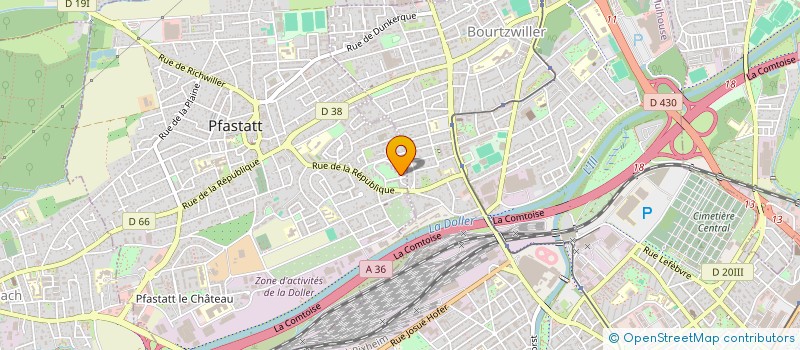 localisation de l'entreprise MONSIEUR JULIEN SMAGGHE  PFASTATT