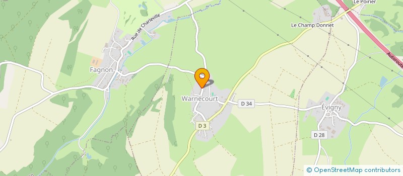 localisation de l'entreprise MONSIEUR JULIEN SOHET  WARNECOURT