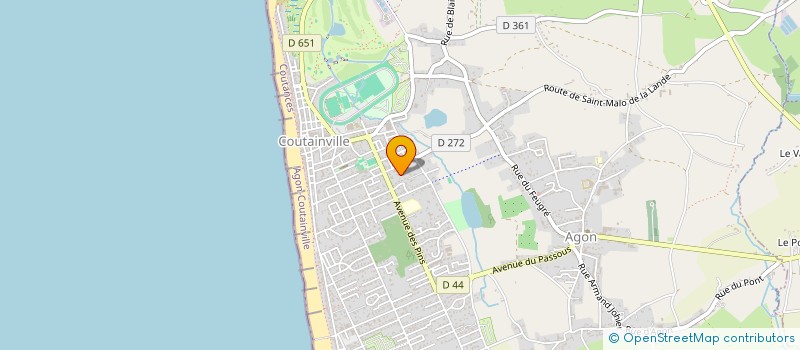 localisation de l'entreprise MONSIEUR JULIEN SOIMIER  AGON-COUTAINVILLE