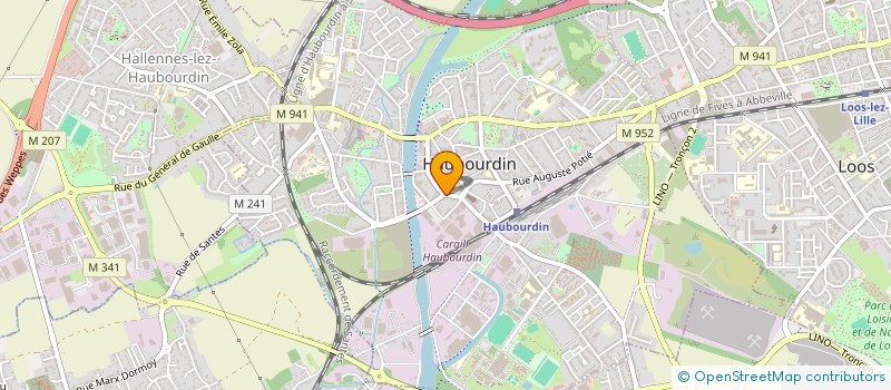 localisation de l'entreprise MONSIEUR JULIEN SOLEIL  HAUBOURDIN