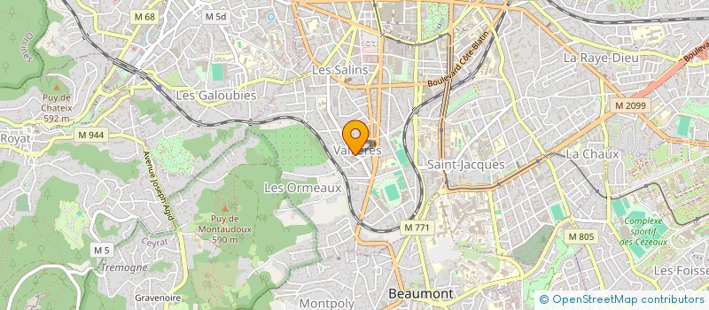 localisation de l'entreprise MONSIEUR JULIEN SOLER à LE CENDRE