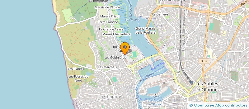 localisation de l'entreprise MONSIEUR JULIEN SOMERS  LES SABLES D'OLONNE