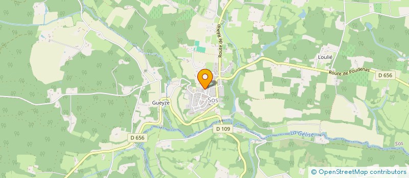 localisation de l'entreprise MONSIEUR JULIEN SORHONDO  SOS