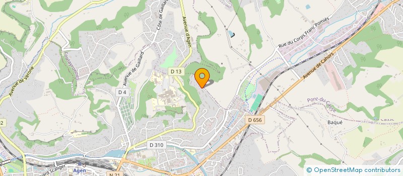 localisation de l'entreprise MONSIEUR JULIEN SORIANO  PONT-DU-CASSE