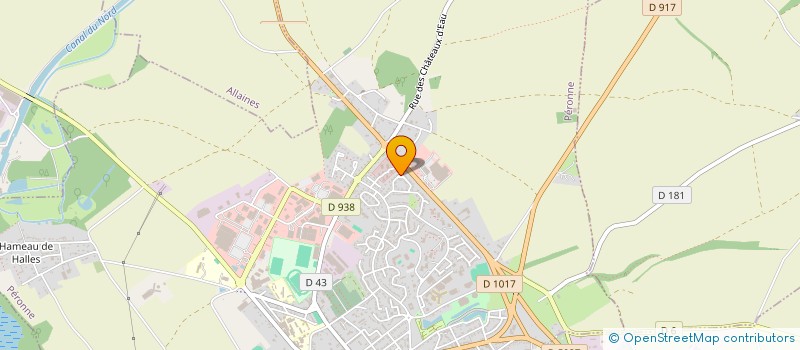 localisation de l'entreprise MONSIEUR JULIEN SORIN à PERONNE