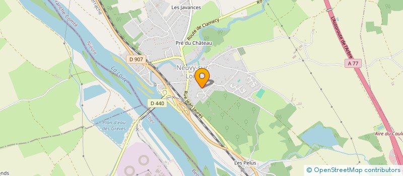 localisation de l'entreprise MONSIEUR JULIEN SORRENTI à NEUVY-SUR-LOIRE