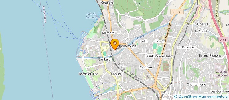 localisation de l'entreprise MONSIEUR JULIEN SOTTILOTTA  AIX-LES-BAINS