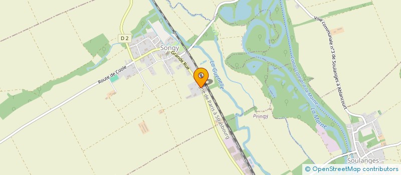 localisation de l'entreprise MONSIEUR JULIEN SOUCHE  AULNAY-L'AITRE