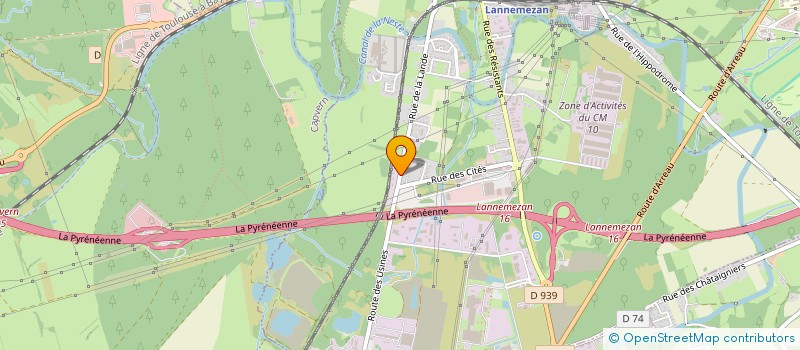 localisation de l'entreprise MONSIEUR JULIEN SOULA  LANNEMEZAN