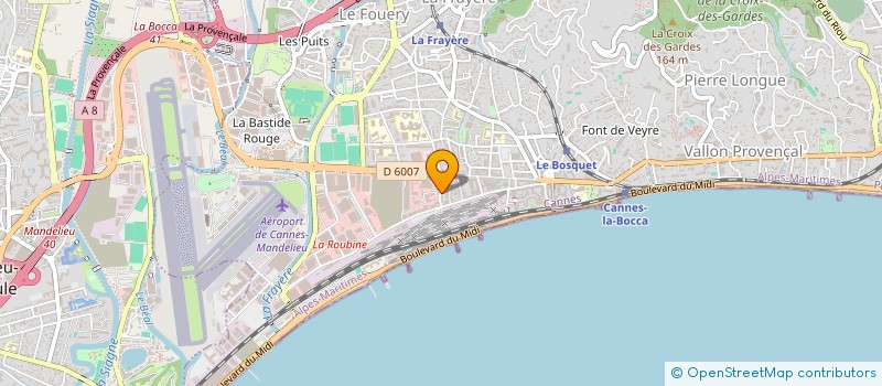 localisation de l'entreprise MONSIEUR JULIEN SOULIARD à CANNES
