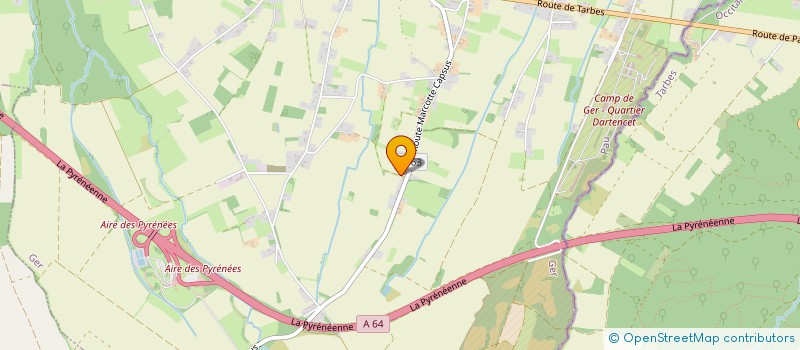 localisation de l'entreprise MONSIEUR JULIEN SOUQUET  GER