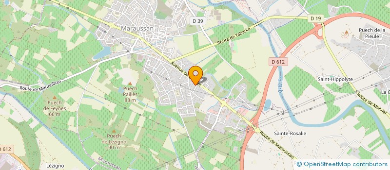 localisation de l'entreprise MONSIEUR JULIEN SOUYRIS  MARAUSSAN