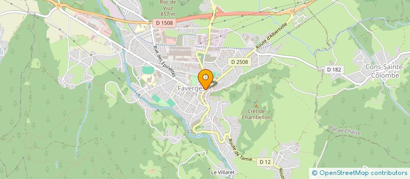 localisation de l'entreprise MONSIEUR JULIEN SPANIER à FAVERGES-SEYTHENEX