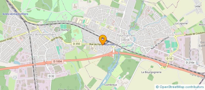 localisation de l'entreprise MONSIEUR JULIEN SPICQ  GRETZ-ARMAINVILLIERS