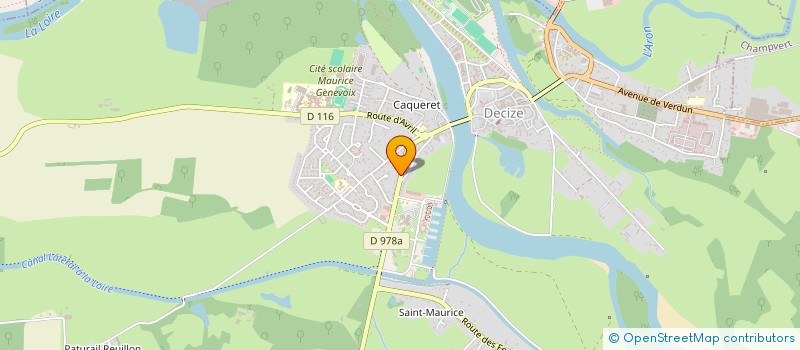 localisation de l'entreprise MONSIEUR JULIEN STAS  DECIZE