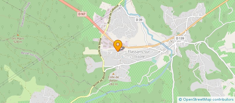 localisation de l'entreprise MONSIEUR JULIEN STASSE  FLASSANS-SUR-ISSOLE