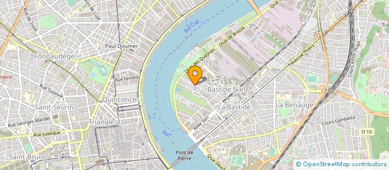 localisation de l'entreprise MONSIEUR JULIEN STEEG  BORDEAUX