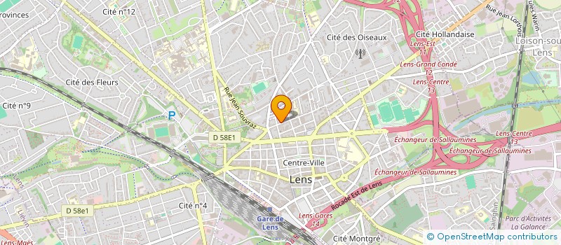 localisation de l'entreprise MONSIEUR JULIEN STRYJAKOWSKI  LENS