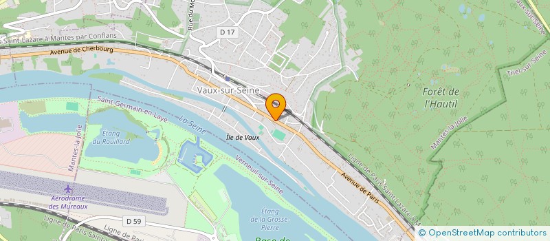 localisation de l'entreprise MONSIEUR JULIEN STURM  VAUX-SUR-SEINE