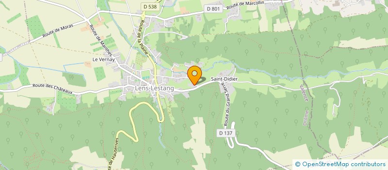 localisation de l'entreprise MONSIEUR JULIEN STUTZMANN  LENS-LESTANG