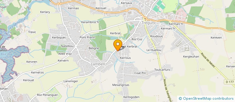 localisation de l'entreprise MONSIEUR JULIEN SUARD  TREGUNC