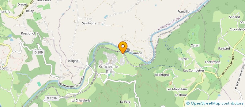 localisation de l'entreprise MONSIEUR JULIEN SUCHET à BOUCIEU-LE-ROI